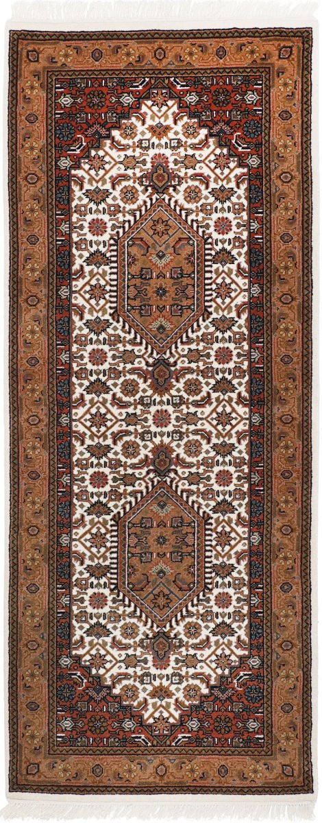 Indischer Teppich Indo Bidjar 201x79 201x79, Perserteppich Handgeknüpft