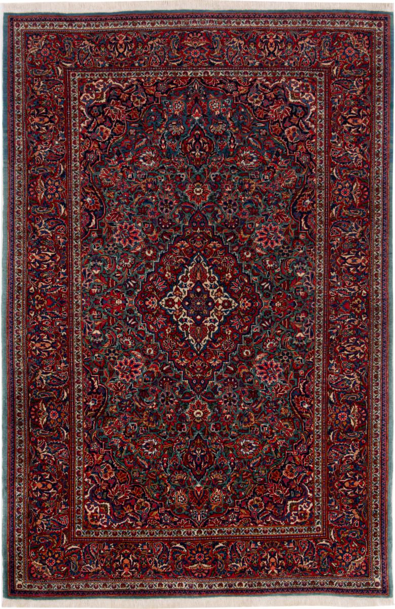 Perserteppich Keshan 204x132 204x132, Perserteppich Handgeknüpft