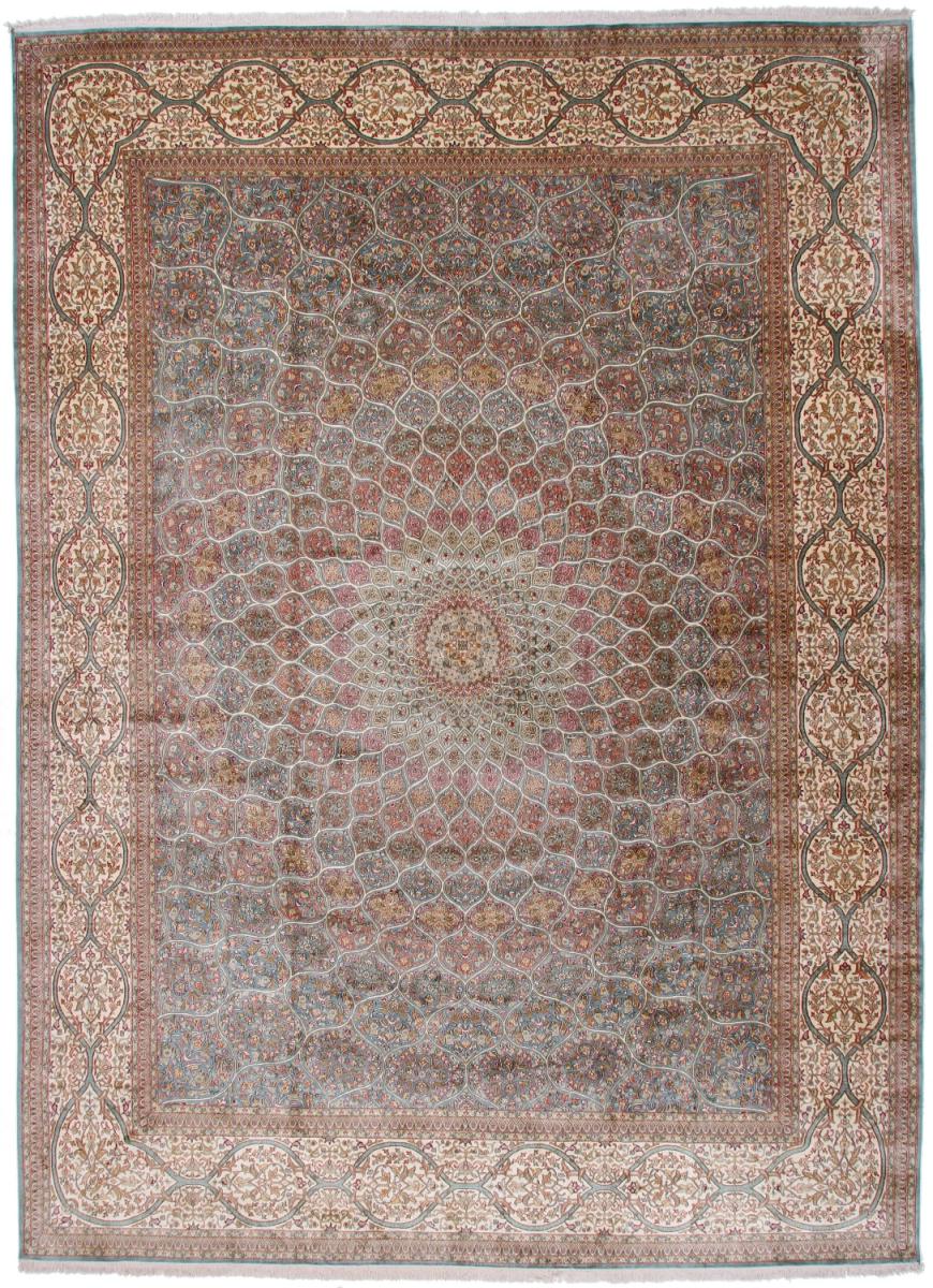 Indo rug Kashmir Silk 500x364 500x364, Persian Rug Knotted by hand
