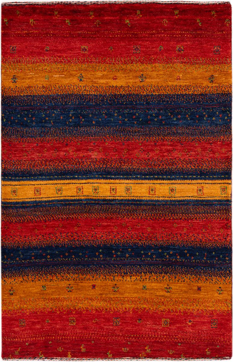 Persisk teppe Perser Gabbeh Loribaft Essence 126x81 126x81, Persisk teppe Håndknyttet