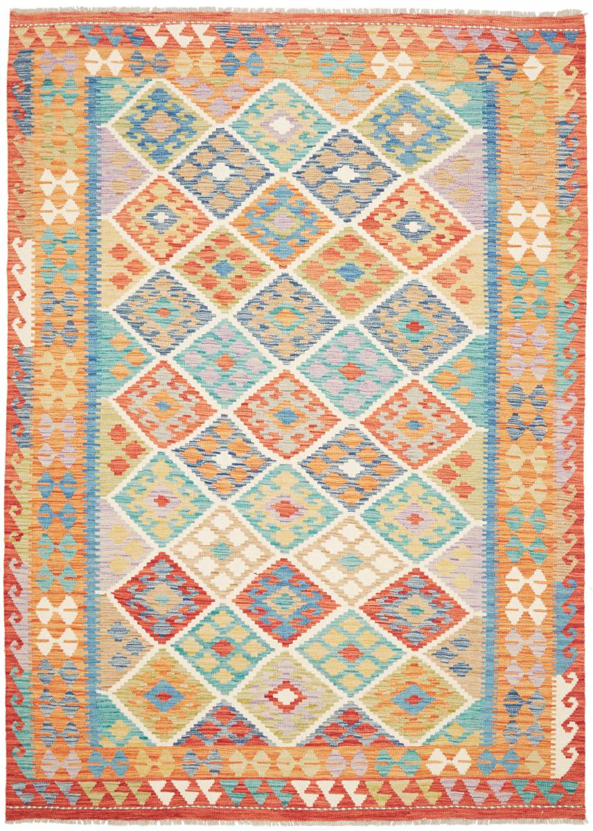 Afghan rug Kilim Afghan 246x172 246x172, Persian Rug Woven by hand