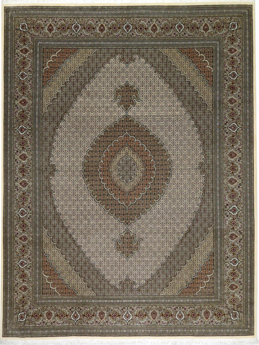 Tapete persa Tabriz Mahi 50Raj 338x256 338x256, Tapete persa Atado à mão