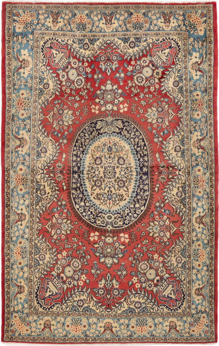 Covor persan Qom Vechi 222x140 222x140, Covor persan Lucrate de mână