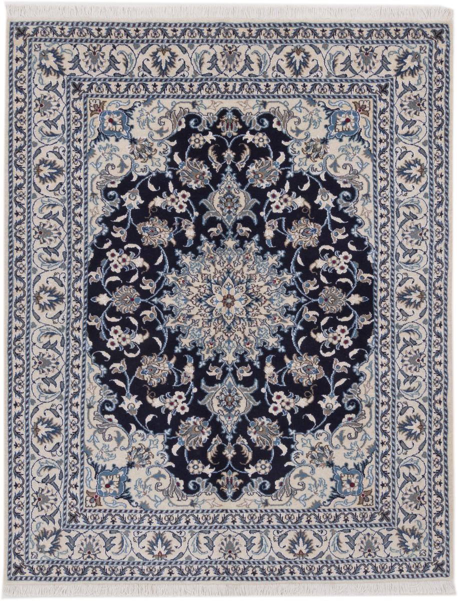 Tapis persan Naïn 192x149 192x149, Tapis persan Noué à la main