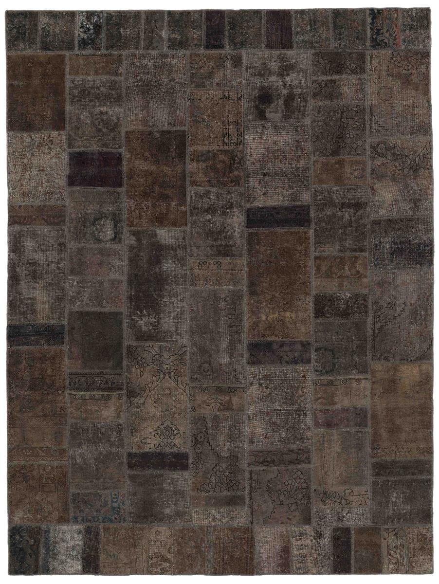 Alfombra persa Patchwork 353x253 353x253, Alfombra persa Anudado a mano