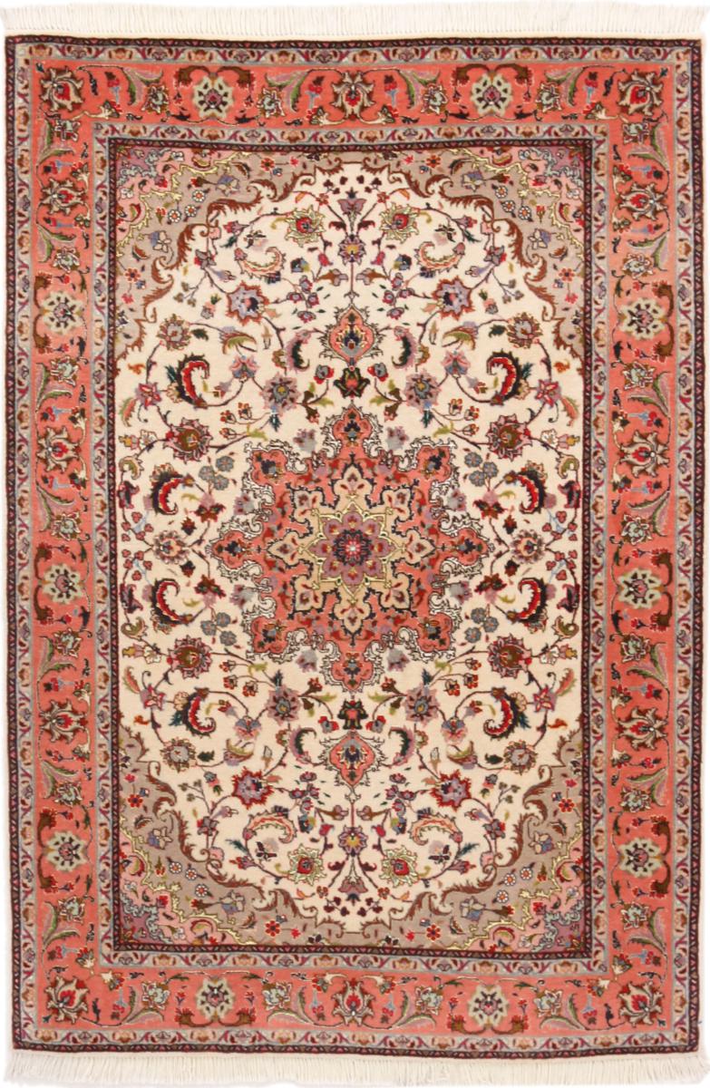 Tapete persa Tabriz 147x103 147x103, Tapete persa Atado à mão