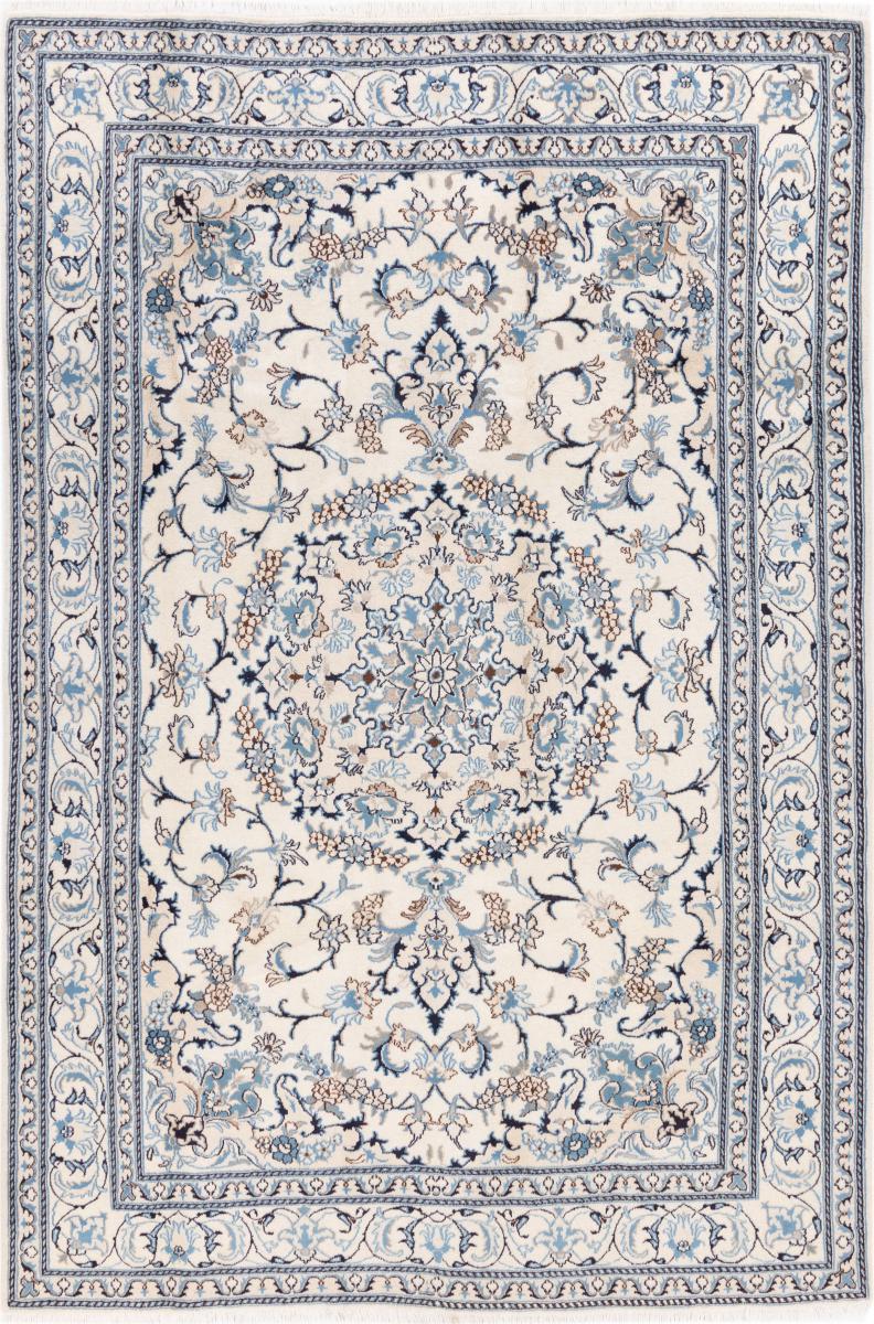 Persisk tæppe Nain 298x203 298x203, Persisk tæppe Knyttet i hånden