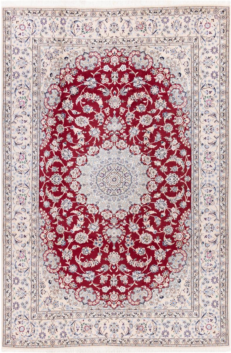 Persisk tæppe Nain 9La 306x205 306x205, Persisk tæppe Knyttet i hånden