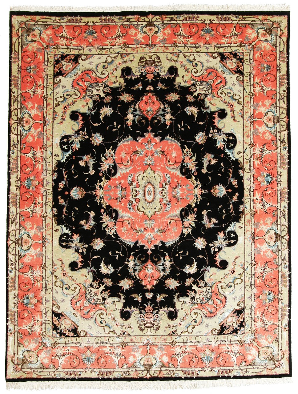 Covor persan Tabriz 50Raj 195x150 195x150, Covor persan Lucrate de mână