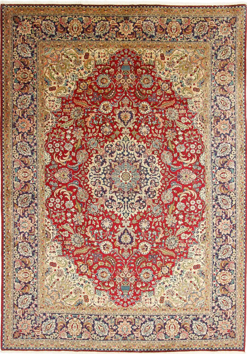 Tapete persa Tabriz 40Raj 350x250 350x250, Tapete persa Atado à mão