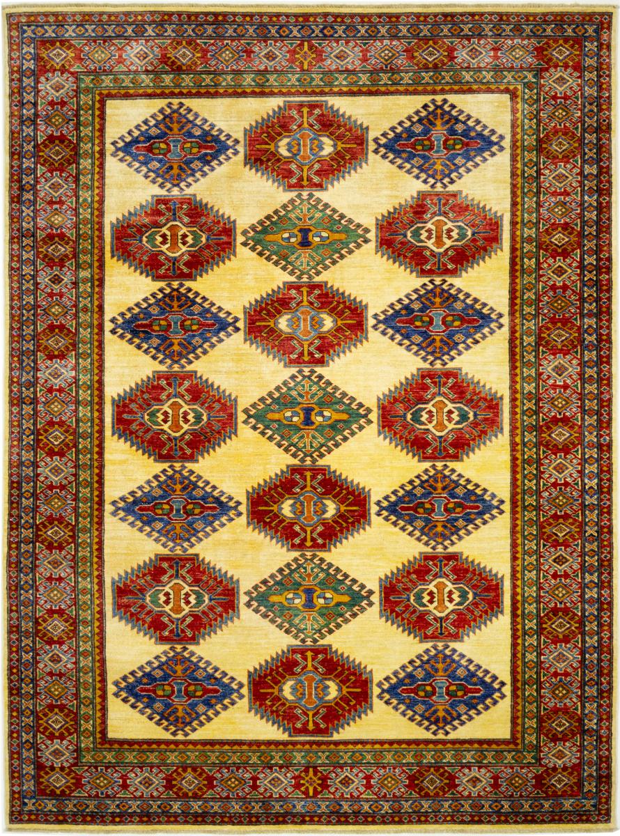 Afghansk tæppe Super Kazak 235x177 235x177, Persisk tæppe Knyttet i hånden