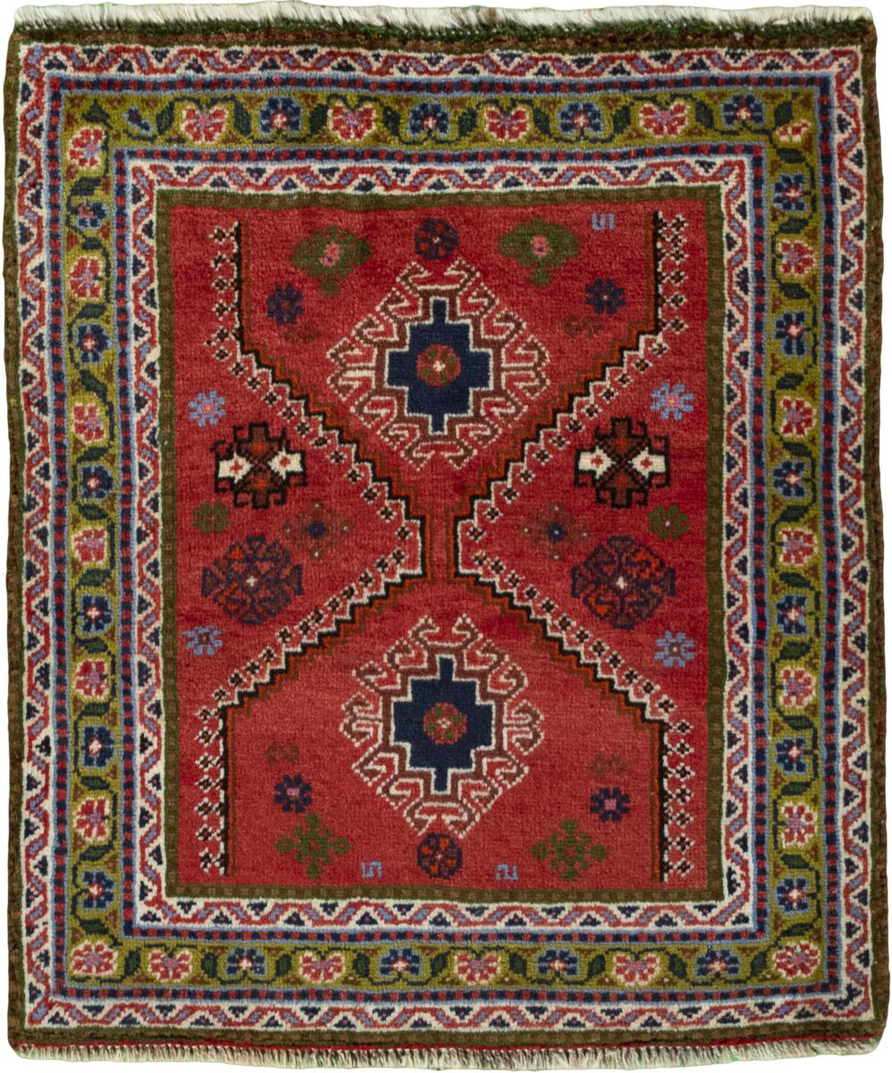 Persian Rug Shiraz 74x62 74x62, Persian Rug Knotted by hand