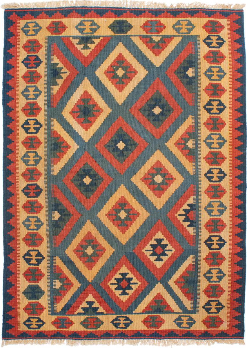 Tapete persa Kilim Fars 171x126 171x126, Tapete persa Tecido à mão