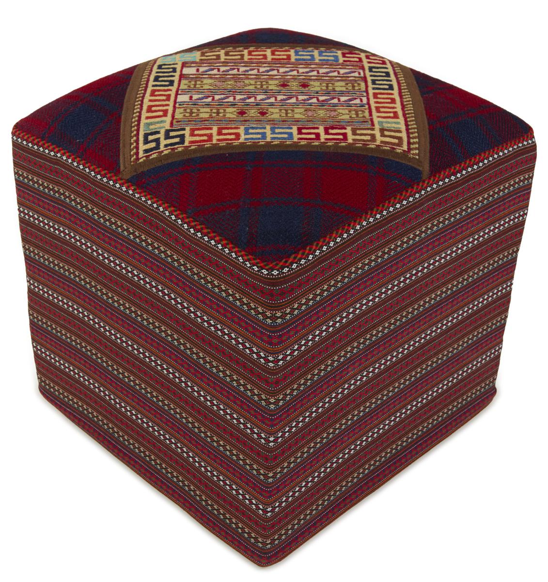 Tapis persan Pouf 46x46 46x46, Tapis persan Tissé à la main