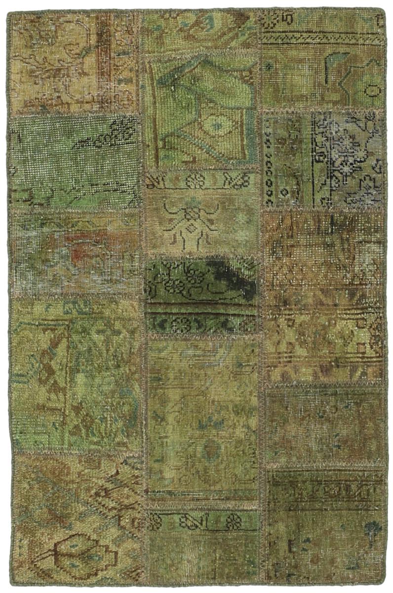 Alfombra persa Patchwork 124x81 124x81, Alfombra persa Anudado a mano