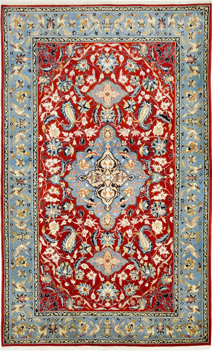 Persian Rug Isfahan 8'1"x5'0" 8'1"x5'0", Persian Rug Knotted by hand