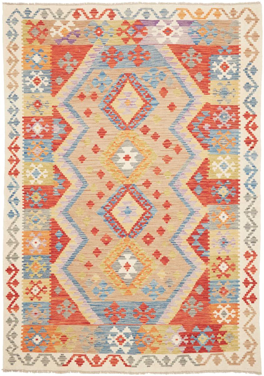 Afghan rug Kilim Afghan 251x179 251x179, Persian Rug Woven by hand