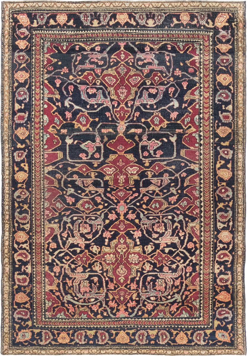 Persian Rug Tehran Antique 196x133 196x133, Persian Rug Knotted by hand