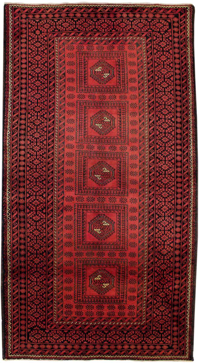 Perzisch tapijt Baluch 281x137 281x137, Perzisch tapijt Handgeknoopte