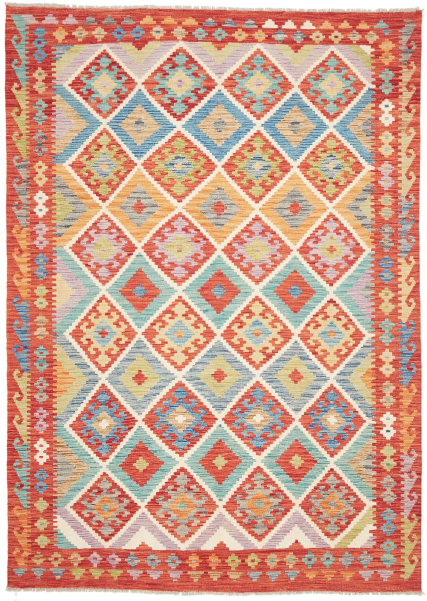 Afghan rug Kilim Afghan 245x176 245x176, Persian Rug Woven by hand