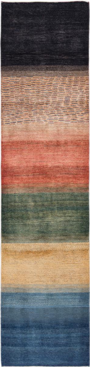 Alfombra persa Persia Gabbeh Loribaft Z 334x81 334x81, Alfombra persa Anudado a mano
