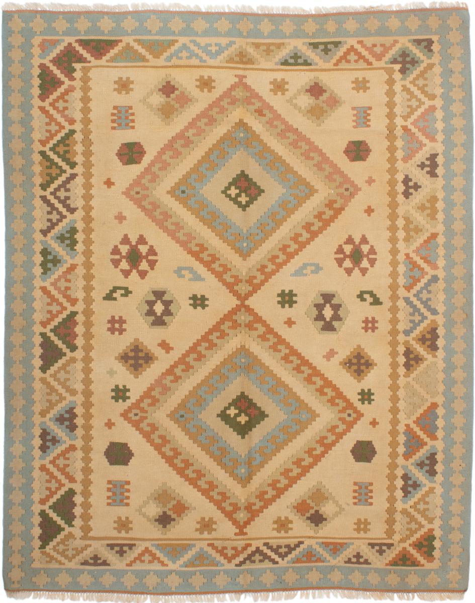 Tapete persa Kilim Fars 6'1"x4'11" 6'1"x4'11", Tapete persa Tecido à mão