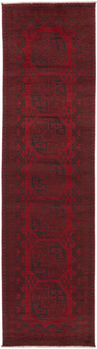 Afghansk tæppe Afghan Akhche 287x79 287x79, Persisk tæppe Knyttet i hånden