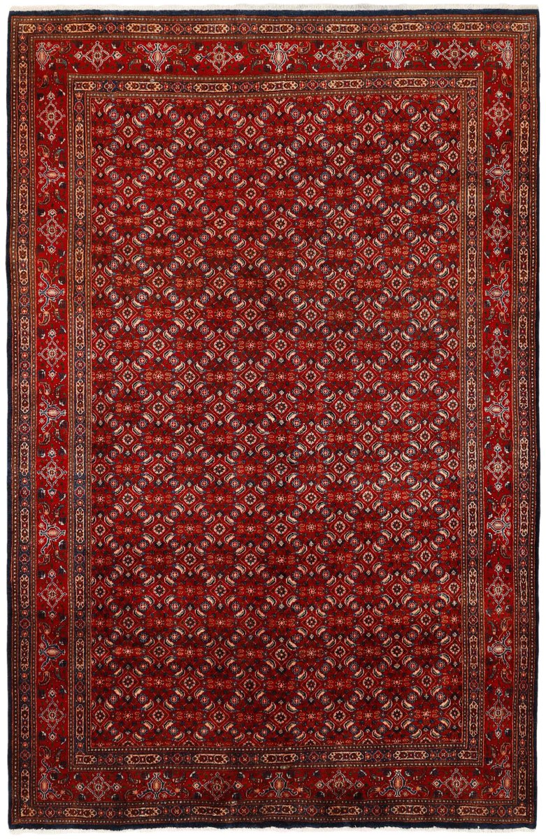Perzisch tapijt Moud Mahi 313x200 313x200, Perzisch tapijt Handgeknoopt