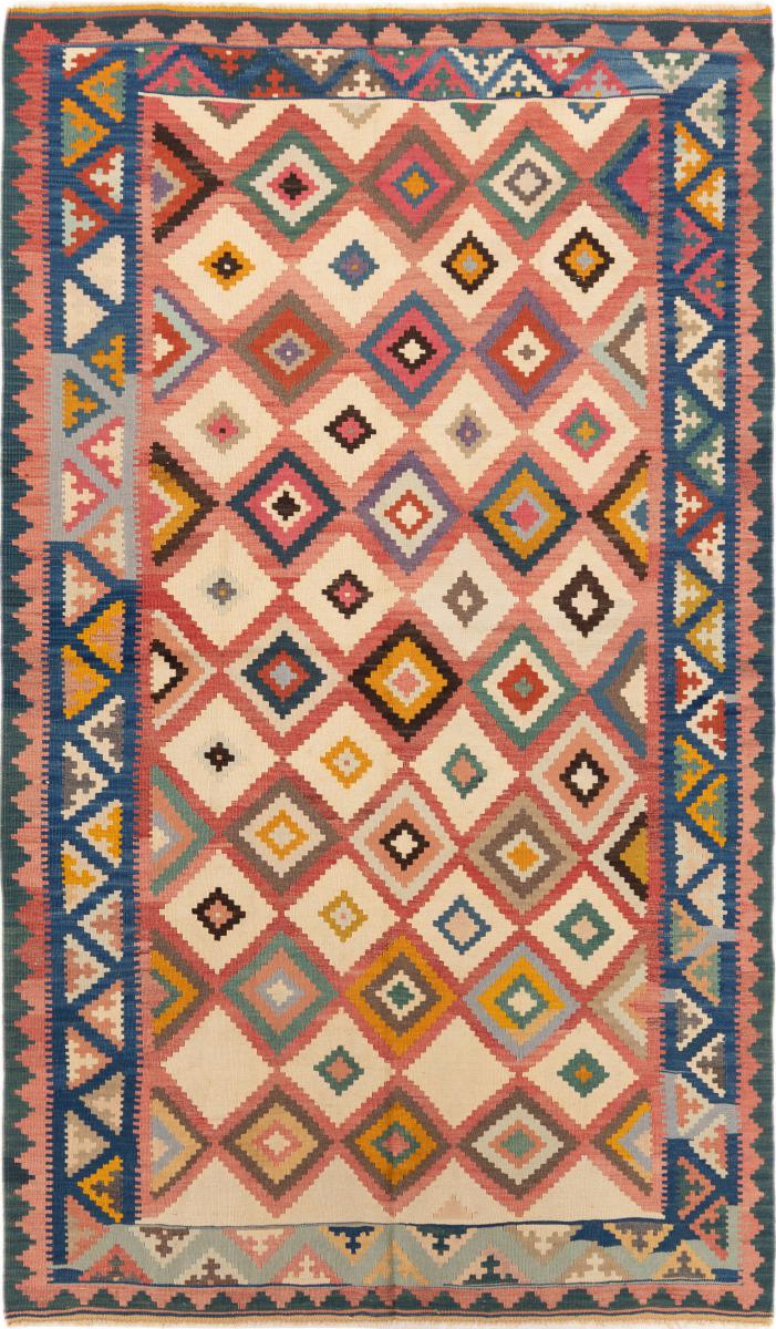 Persisk tæppe Kelim Fars Gamle 223x130 223x130, Persisk tæppe Håndvævet