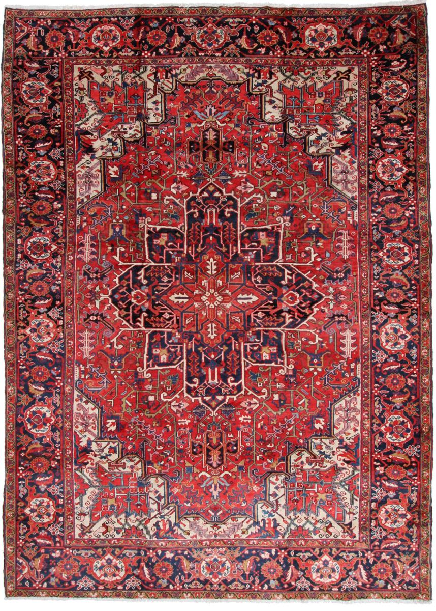Persian Rug Heriz 13'3"x9'6" 13'3"x9'6", Persian Rug Knotted by hand