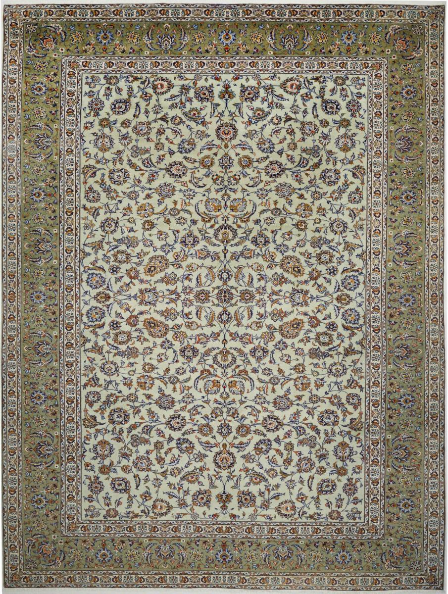 Perzsa szőnyeg Kashan 13'0"x9'10" 13'0"x9'10", Perzsa szőnyeg Kézzel csomózva