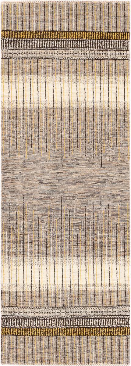 Tappeto persiano Persiano Gabbeh Loribaft Natura 203x70 203x70, Tappeto persiano Annodato a mano