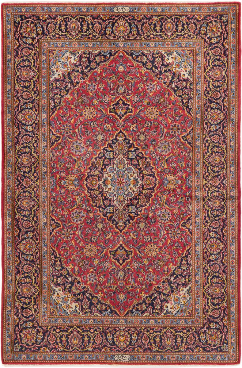 Persian Rug Keshan Shadsar 215x143 215x143, Persian Rug Knotted by hand