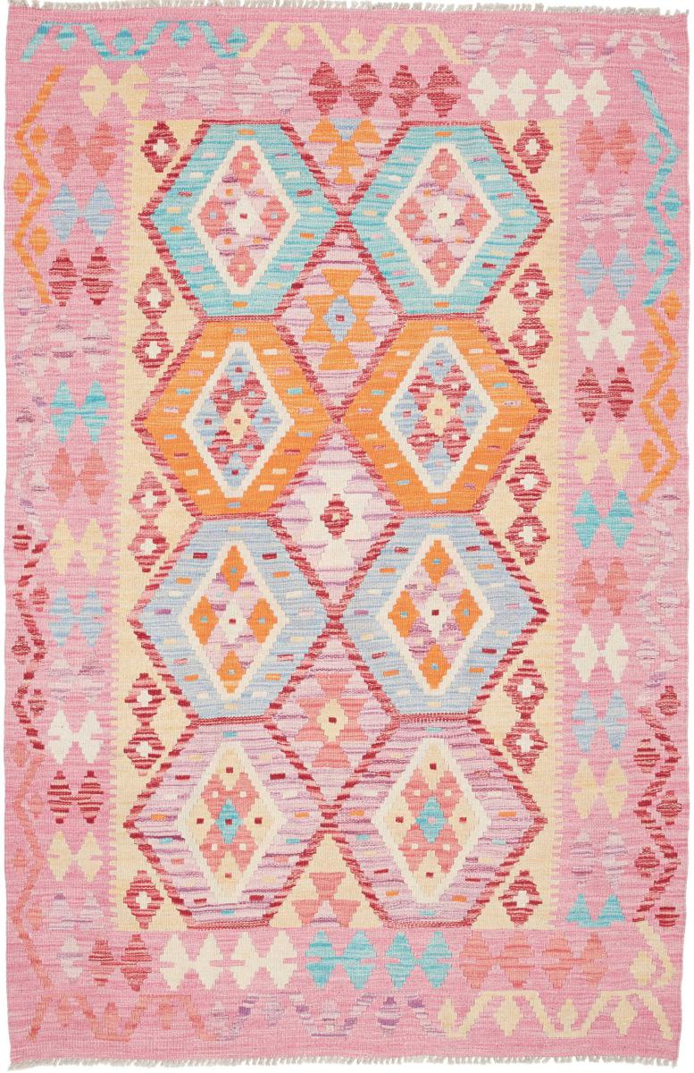 Αφγανικό χαλί Κιλίμ Afghan 185x122 185x122, Περσικό χαλί Οι κόμποι έγιναν με το χέρι