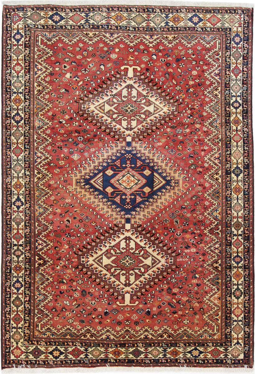 Persian Rug Hamadan 9'10"x6'9" 9'10"x6'9", Persian Rug Knotted by hand