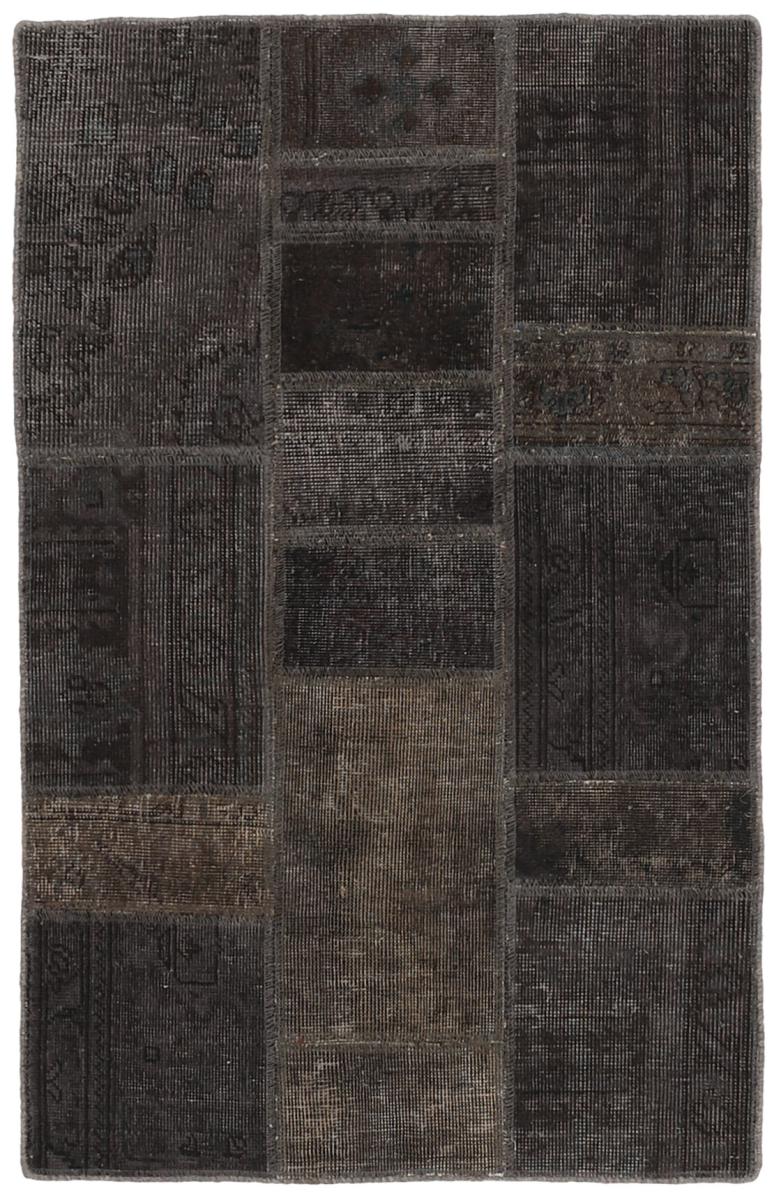  ペルシャ絨毯 パッチワーク 128x81 128x81,  ペルシャ絨毯 手織り