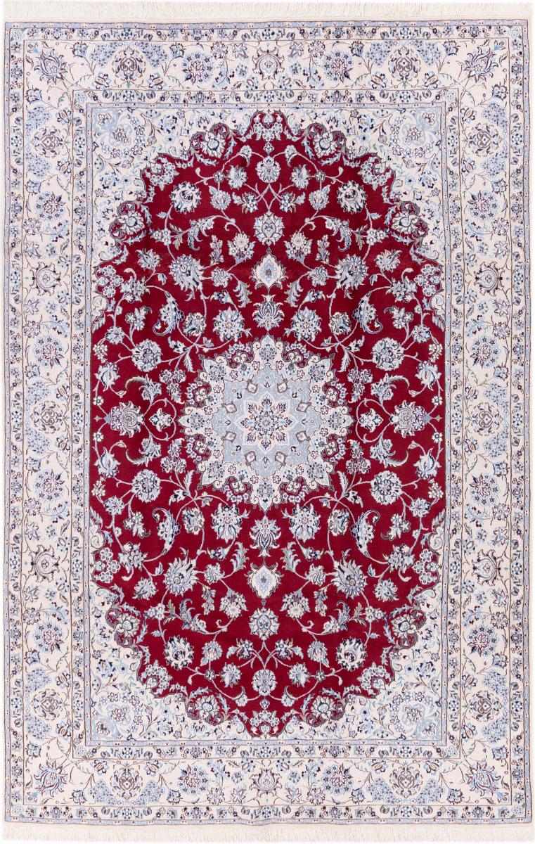 Persisk tæppe Nain 9La 305x198 305x198, Persisk tæppe Knyttet i hånden