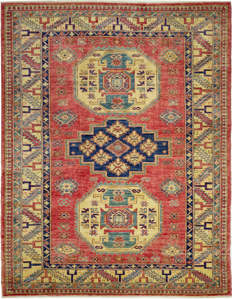 Afghansk tæppe Super Kazak 231x179 231x179, Persisk tæppe Knyttet i hånden