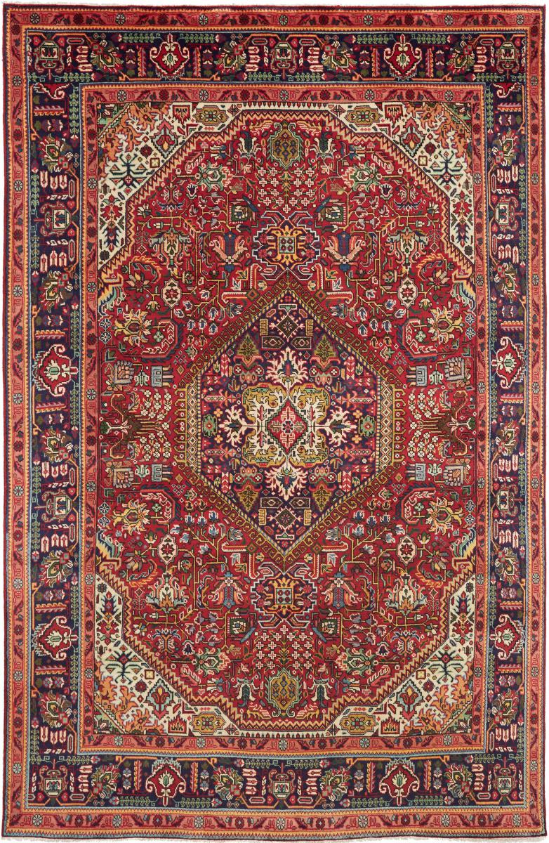 Persian Rug Tabriz 307x195 307x195, Persian Rug Knotted by hand