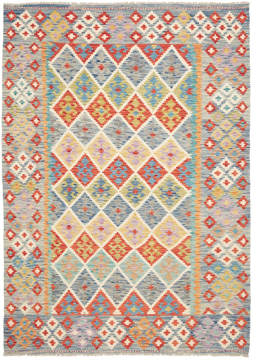 Afghan rug Kilim Afghan 241x173 241x173, Persian Rug Woven by hand