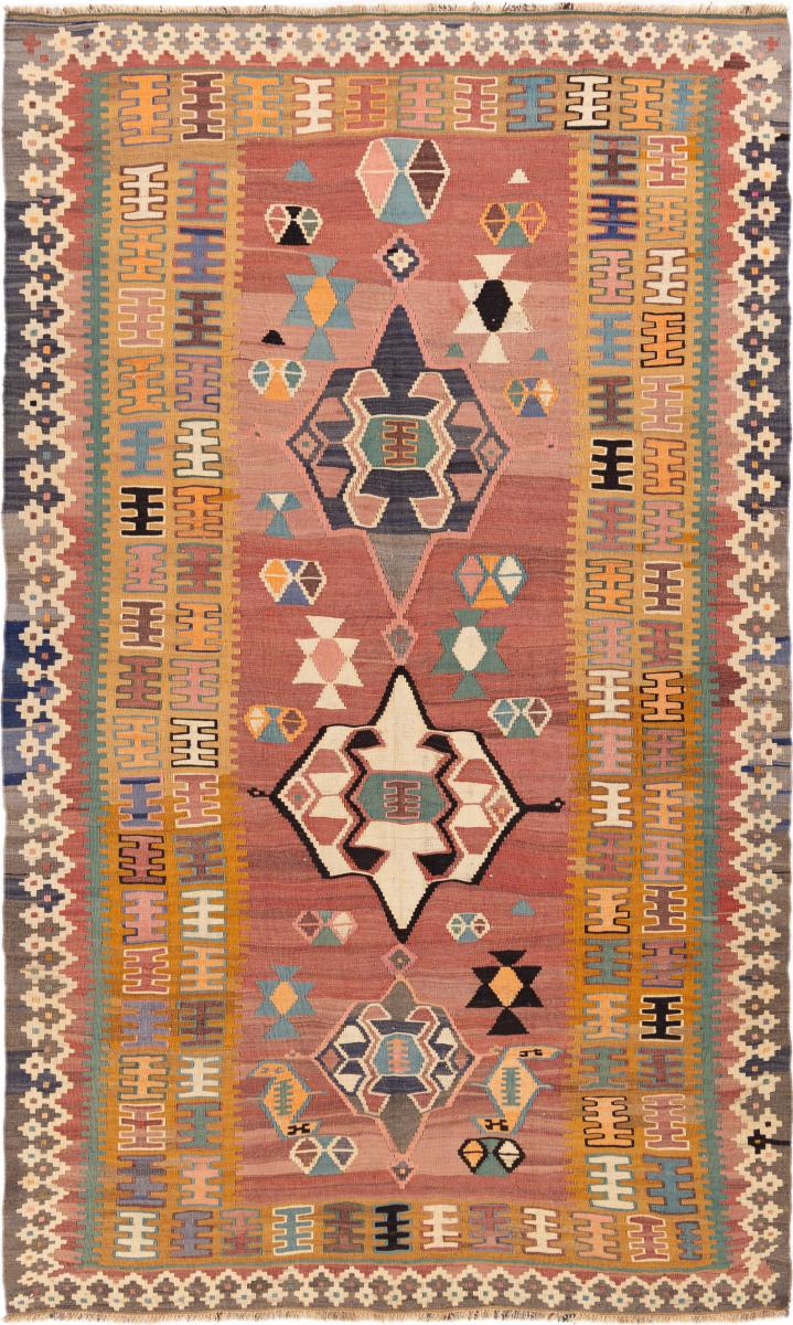 Covor persan Chilim Fars Vechi 255x153 255x153, Covor persan Lucrate de mână