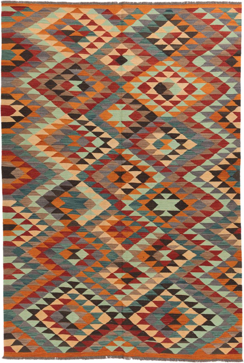 Afghanischer Teppich Kelim Afghan Heritage 9'8"x6'8" 9'8"x6'8", Perserteppich Handgewebt