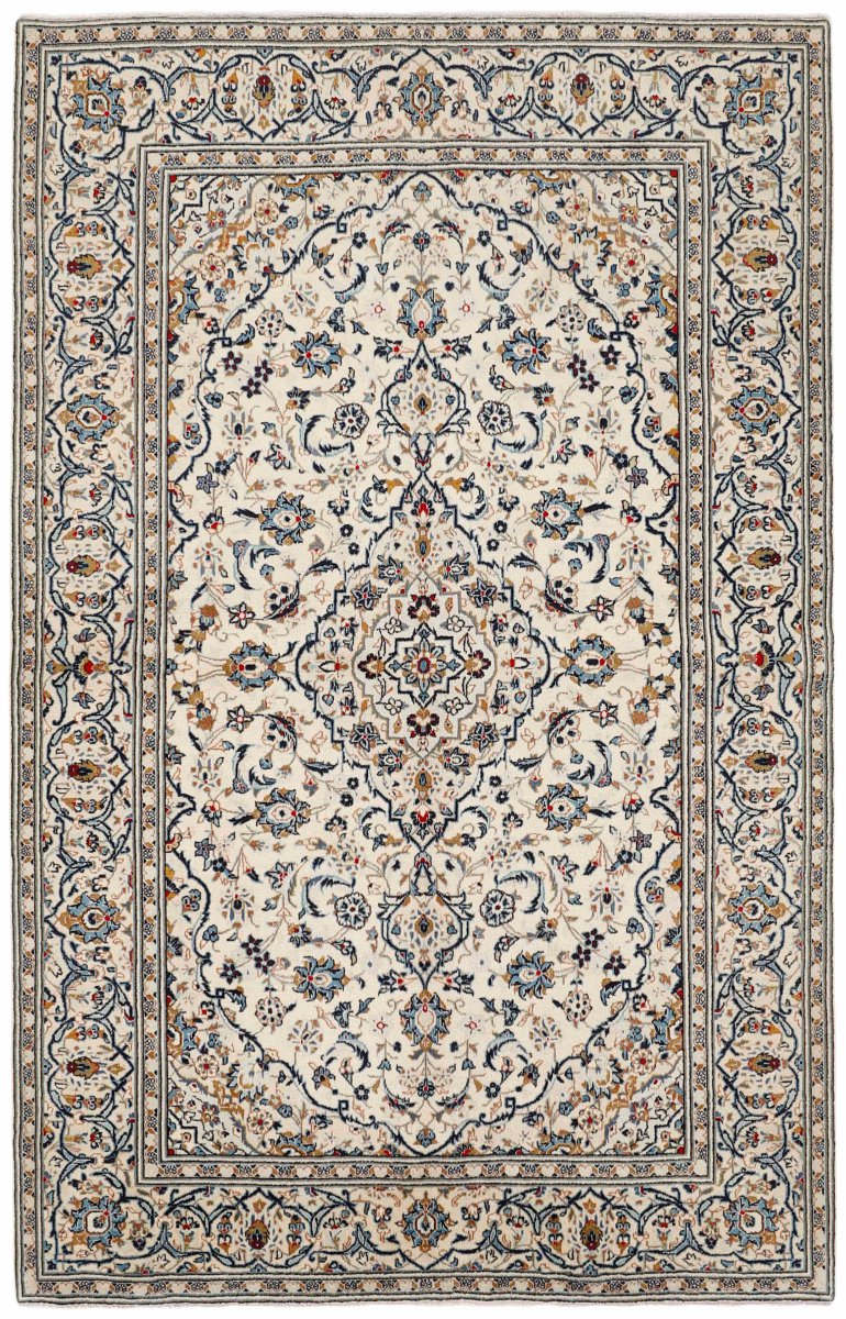 Perserteppich Keshan 303x193 303x193, Perserteppich Handgeknüpft