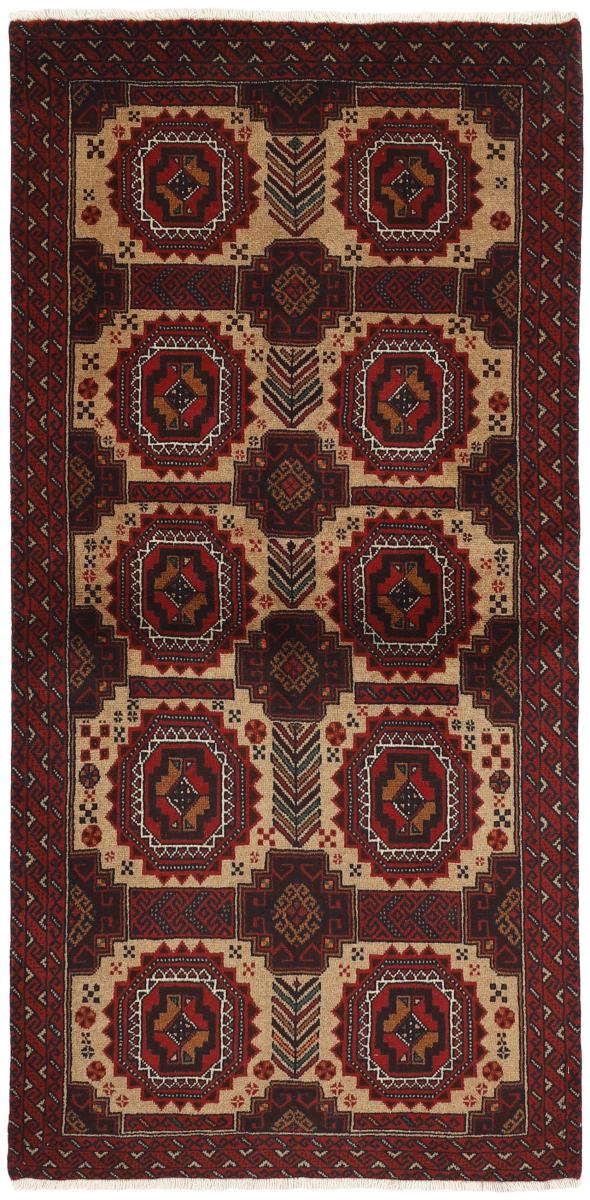 Tapis persan Baloutche 207x98 207x98, Tapis persan Noué à la main