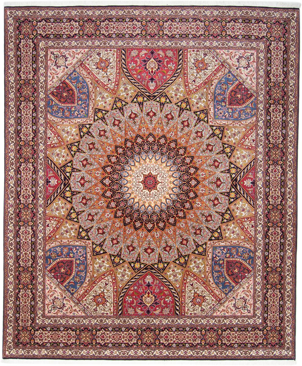 Tapete persa Tabriz 50Raj 305x255 305x255, Tapete persa Atado à mão