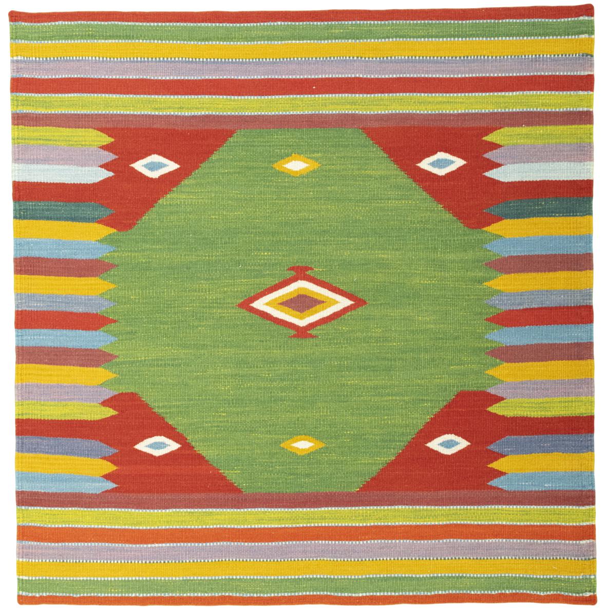 Persisk teppe Elysian Delight 103x100 103x100, Persisk teppe Handwoven 