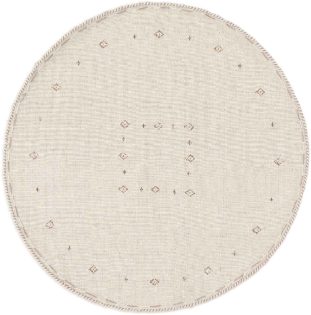 Indo rug Kilim Horizon 125x125 125x125, Persian Rug Woven by hand