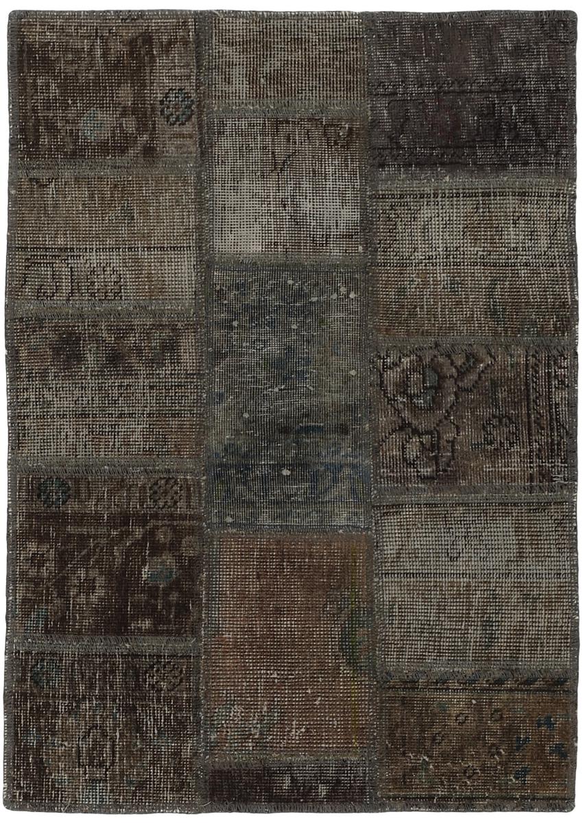 Perzisch tapijt Patchwork 89x59 89x59, Perzisch tapijt Handgeknoopte