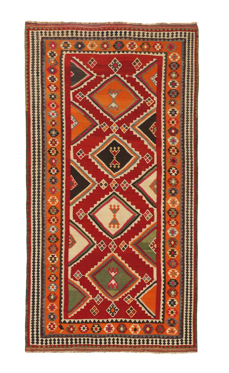 Tapis persan Kilim Fars 301x153 301x153, Tapis persan Tissé à la main