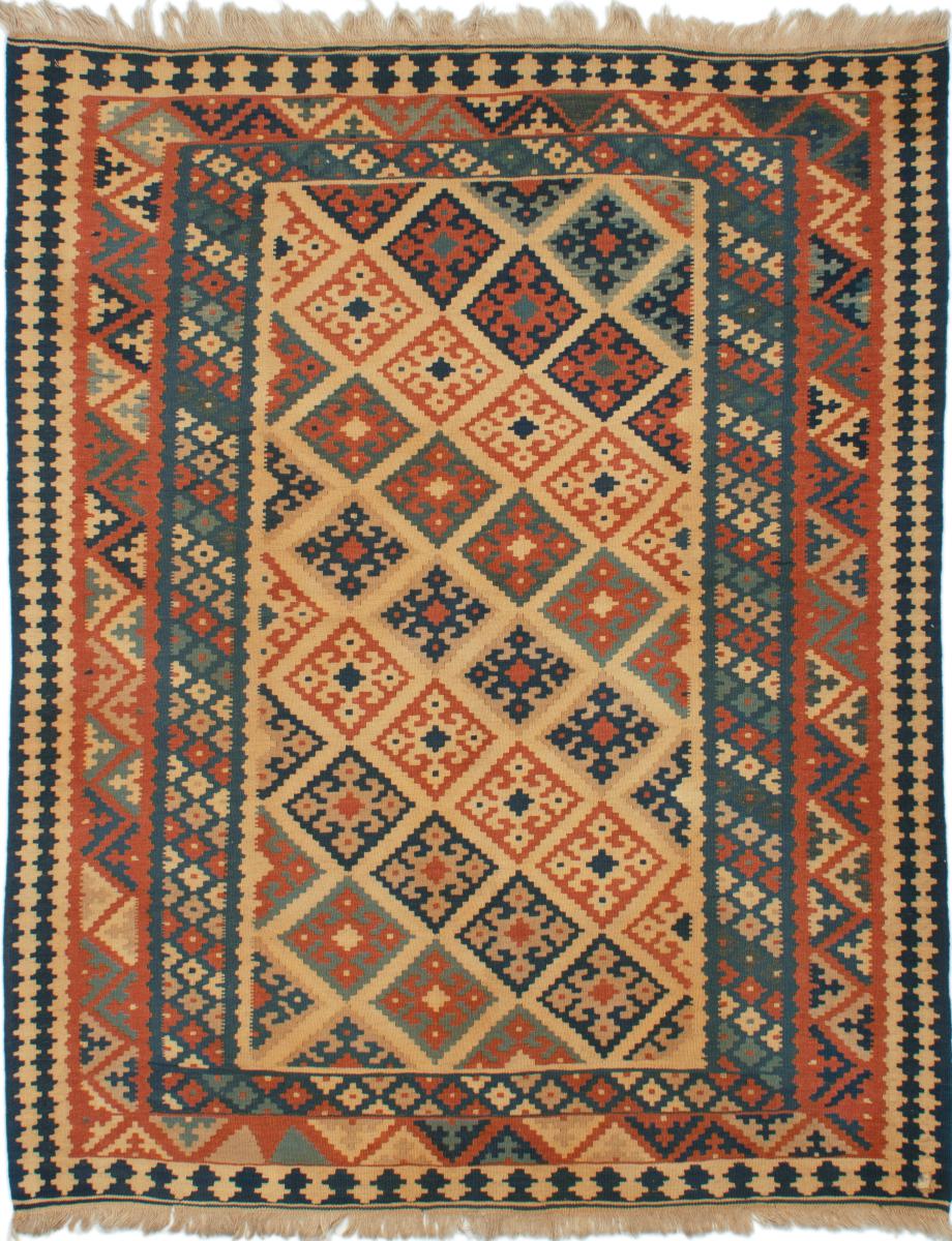 Tapete persa Kilim Fars 184x151 184x151, Tapete persa Tecido à mão